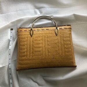 Boho wicker bag🌾🪹🍂